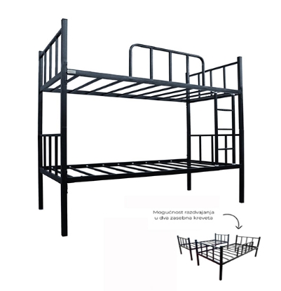 Picture of Krevet na kat,metalni, model BP-MK2-V2